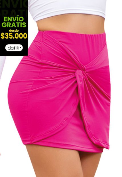Falda Corta Mujer Fucsia Mp 9725