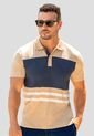 Camiseta Hombre Latte-Azul Mp 86805 de MP