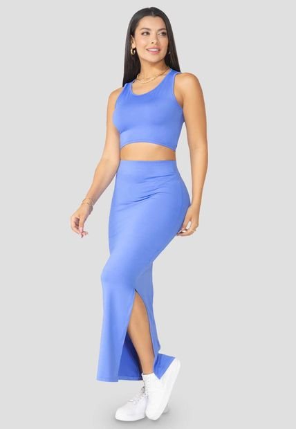 Conjunto Mujer Azul Mp 100225