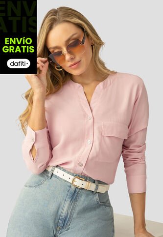 Camisa Mujer Rosa Polvo Mp 112233 MP