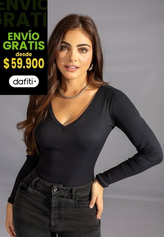 Camibuzo Mujer Negro Mp 113375 MP