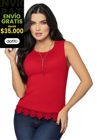 Camiseta Mujer Rojo Mp 7747 MP