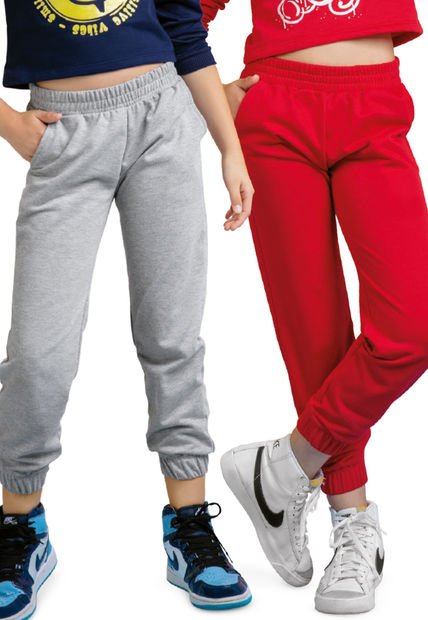 Jogger Paq X2 Infantil Femenino Multicolor Mp 9929