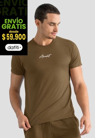 Camiseta Hombre Chocolate Mp 100495 MP