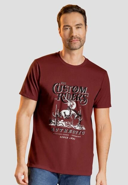 Camiseta Hombre Merlot Mp 113722