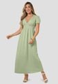 Vestido Largo Mujer Verde Matcha Mp 112522 de MP
