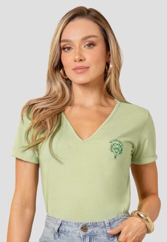 Camiseta Mujer Verde Matcha Mp 114543 MP