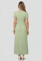 Vestido Largo Mujer Verde Matcha Mp 112522 de MP