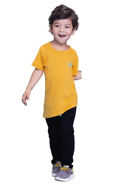 Conjunto Bebe Masculino Mostaza MP