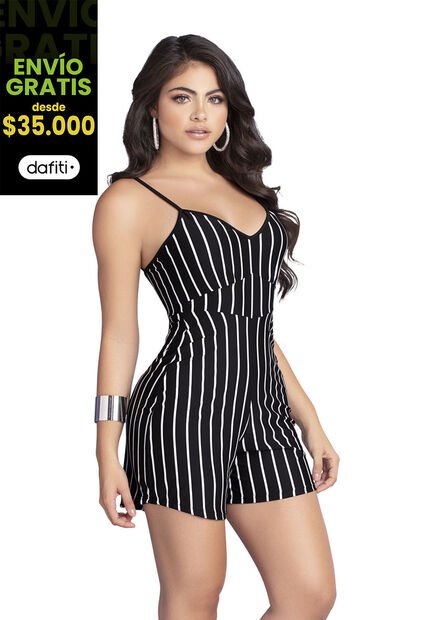 Enterizo Corto Mujer Multicolor Mp 87578