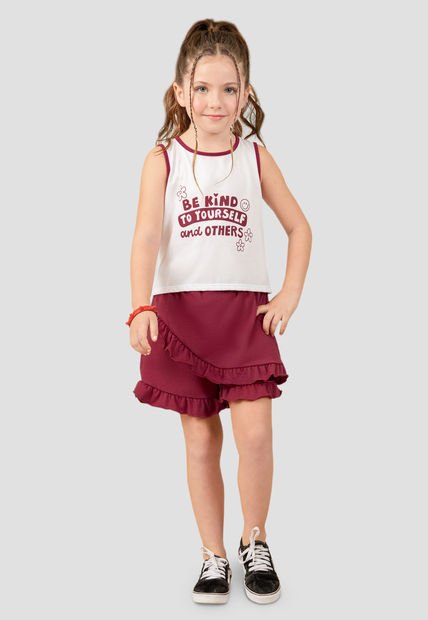 Conjunto Infantil Femenino Multicolor Mp 104079