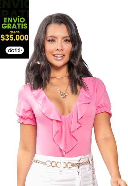 Blusa Mujer Rosa Mp 734