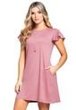 Vestido Corto Para Mujer Palo De Rosa Oscuro MP de MP