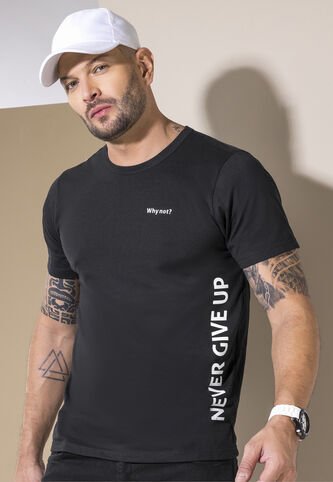 Camiseta Hombre Negro Mp 2115 MP