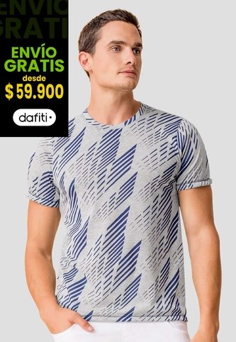 Camiseta Hombre Estampado Mp 111810 MP