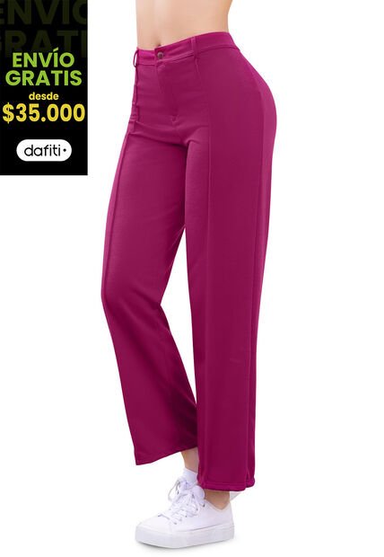 Pantalón Mujer Fucsia Mp 89017