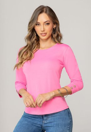Camibuzo Mujer Rosado Mp 2364