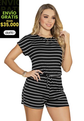 Enterizo Corto Mujer Multicolor Mp 6244 MP