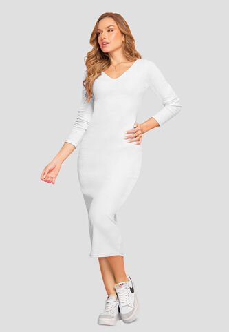 Vestido Mujer Blanco Mp 106977 MP