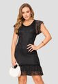 Vestido Corto Mujer Negro Mp 108345 de MP