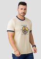 Camiseta Hombre Crema Mp 110525 de MP