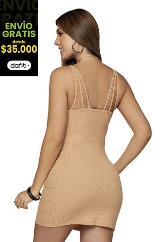 Vestido Corto Mujer Caramelo Mp 7749 MP