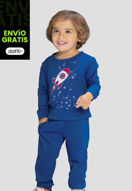 Conjunto Infantil Masculino Azul Mp 100729
