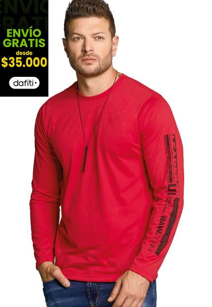 Camibuzo Hombre Rojo Mp 86068