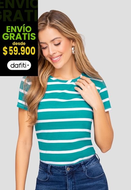 Camiseta Mujer Estampado Mp 112032