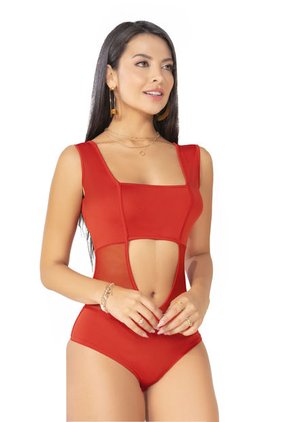 Body Mujer Rojo Mp 100291