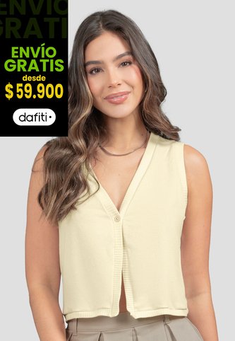 Chaleco Mujer Crema Mp 111303 MP