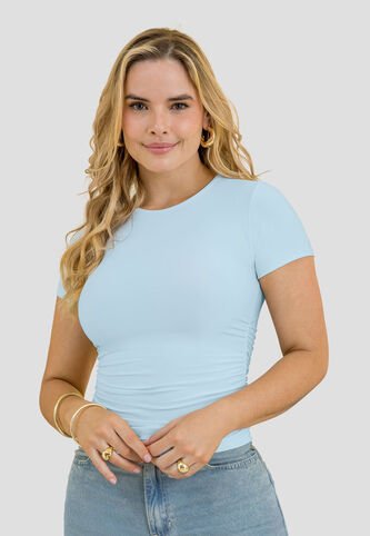 Blusa Mujer Azul Baby Mp 113732 MP