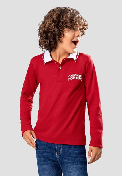 Camibuzo Infantil Masculino Rojo Mp 104885