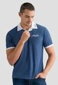 Polo Hombre Azul Profundo Mp 112551 de MP