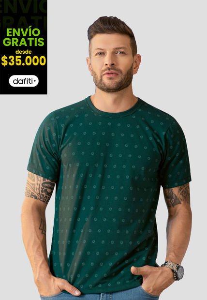 Camiseta Hombre Estampado Mp 100467