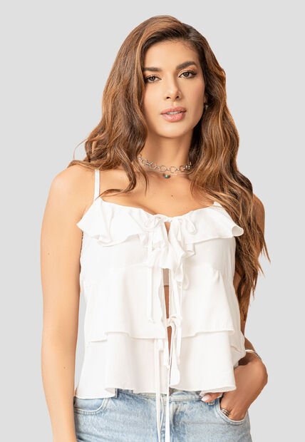 Blusa Mujer Crudo Mp 107488