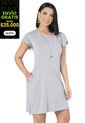 Vestido Corto Mujer Gris Jaspe Mp 68383 de MP