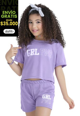 Conjunto Infantil Lila Mp 34794 MP