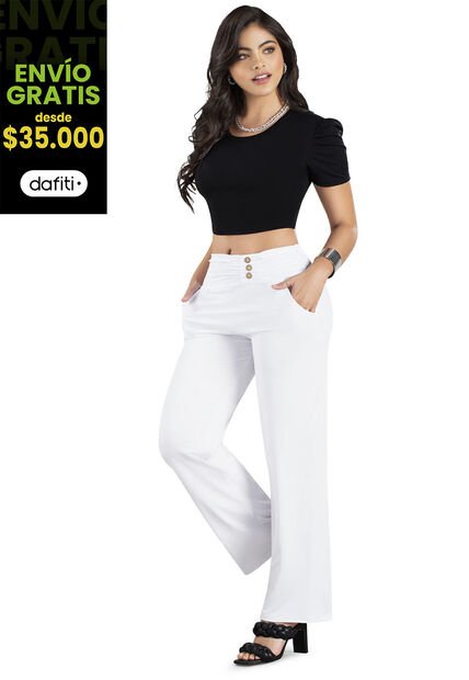 Crop Top Mujer Negro Mp 96189