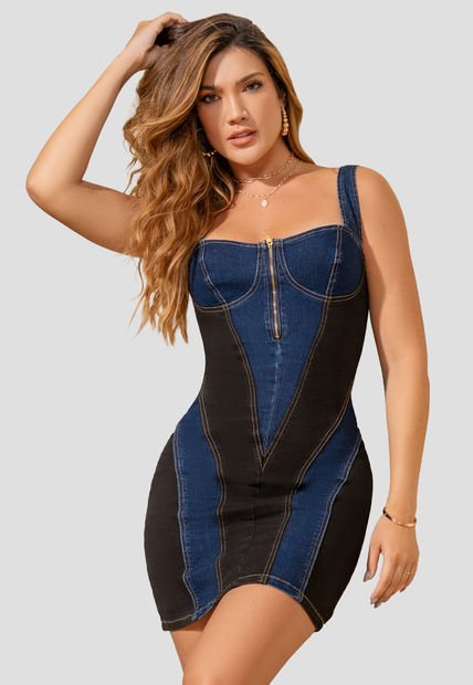 Vestido Corto Mujer Multicolor Mp 103243