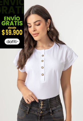 Blusa Mujer Blanco Mp 103990 MP
