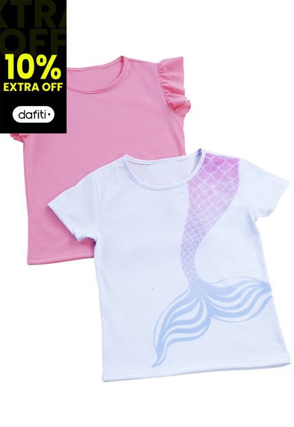 Imagen de Camiseta Paq X2 Infantil Femenino por MP