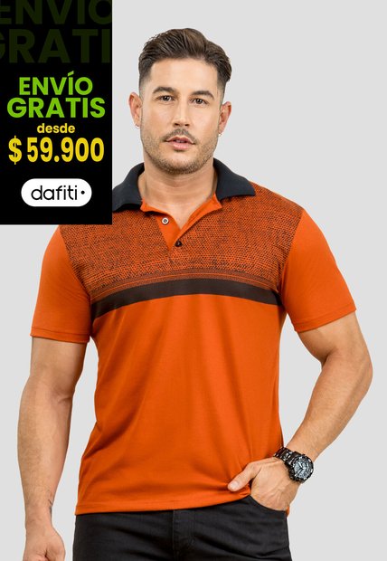 Polo Hombre Ladrillo Mp 107006