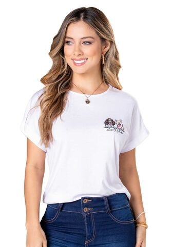 Camiseta Mujer Blanco Mp 2809 MP