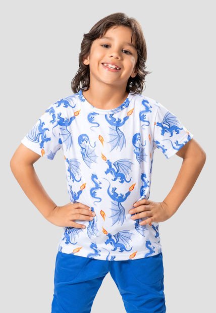 Camiseta Infantil Masculino Estampado Mp 104888