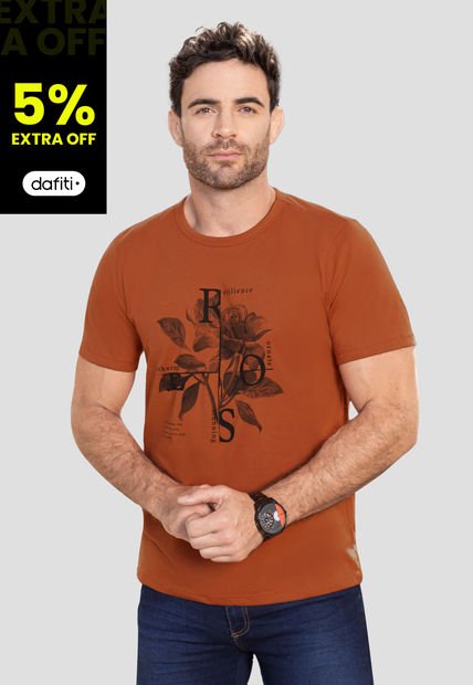 Camiseta Hombre Ladrillo Mp 102571