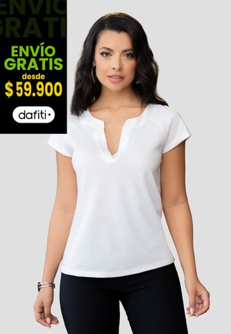 Blusa Mujer Blanco Mp 104190 MP