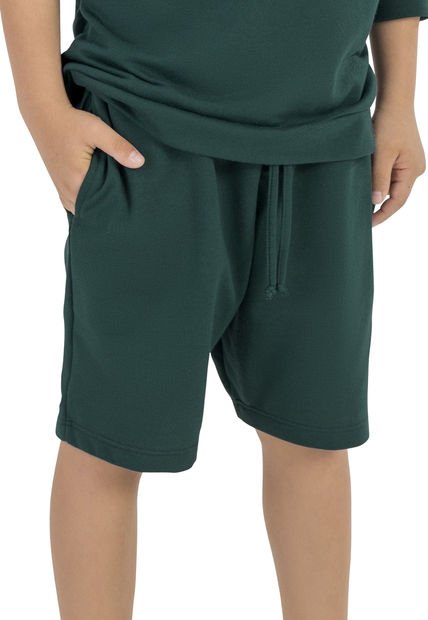 Bermuda Infantil Niño Verde Mp 5585