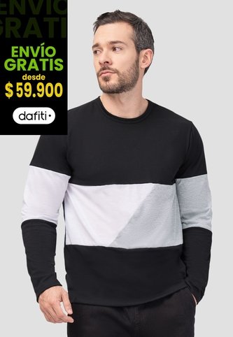 Camibuzo Hombre Negro Mp 101520 MP