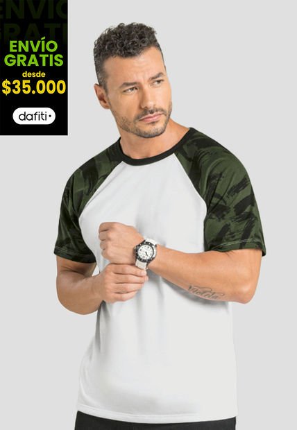 Camiseta Hombre Multicolor Mp 228
